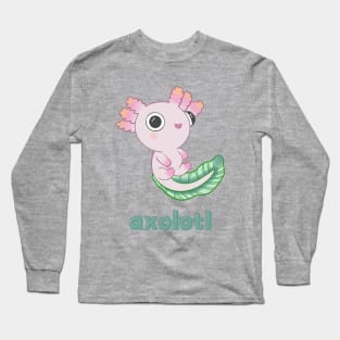 Axolotl with Name Long Sleeve T-Shirt